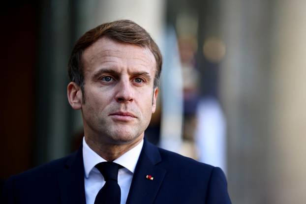 French President Macron meets Benin