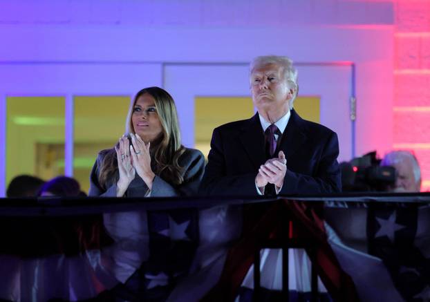 Fireworks display ahead of the inauguration of U.S. President-elect Donald Trump, in Sterling