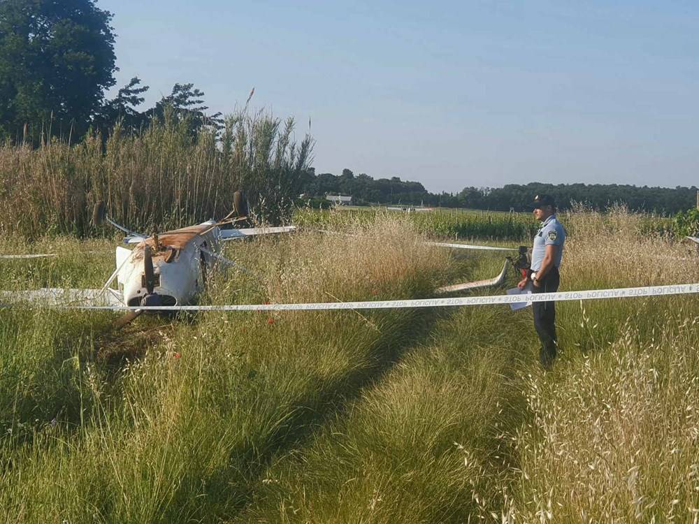 Avion koji se danas srušio kod Zagreba prije tri godine se prevrnuo na krov kod Poreča