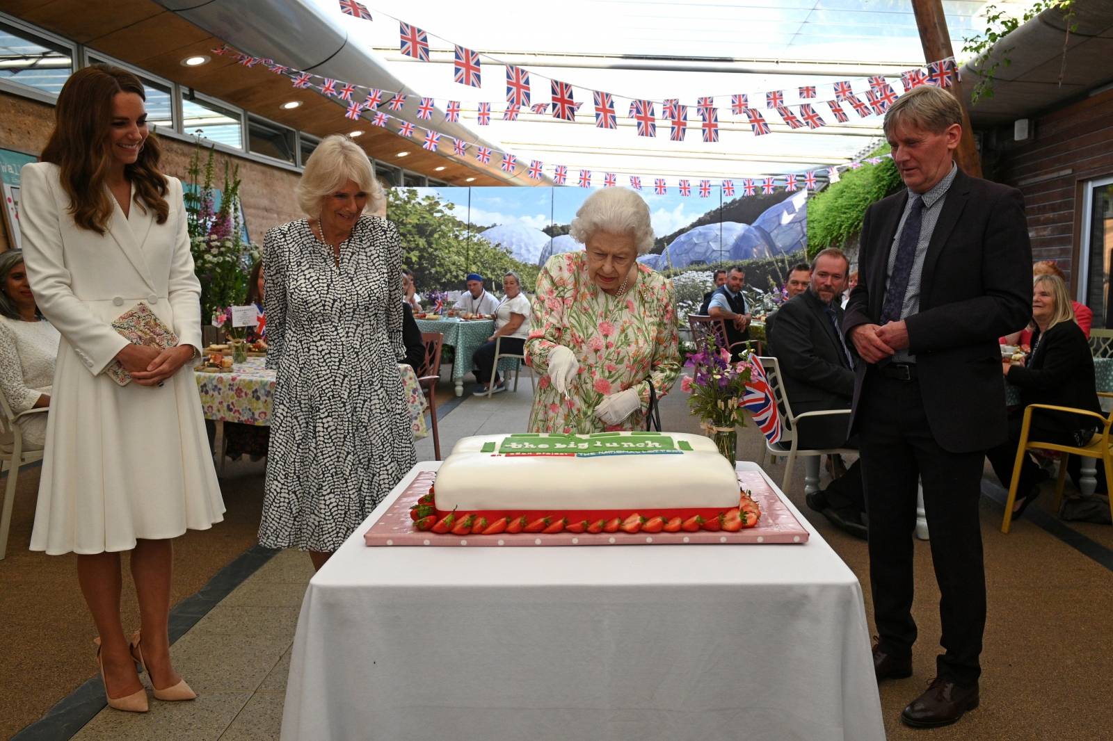 Reception at The Eden Project on the sidelines of the G7 summit in Cornwall