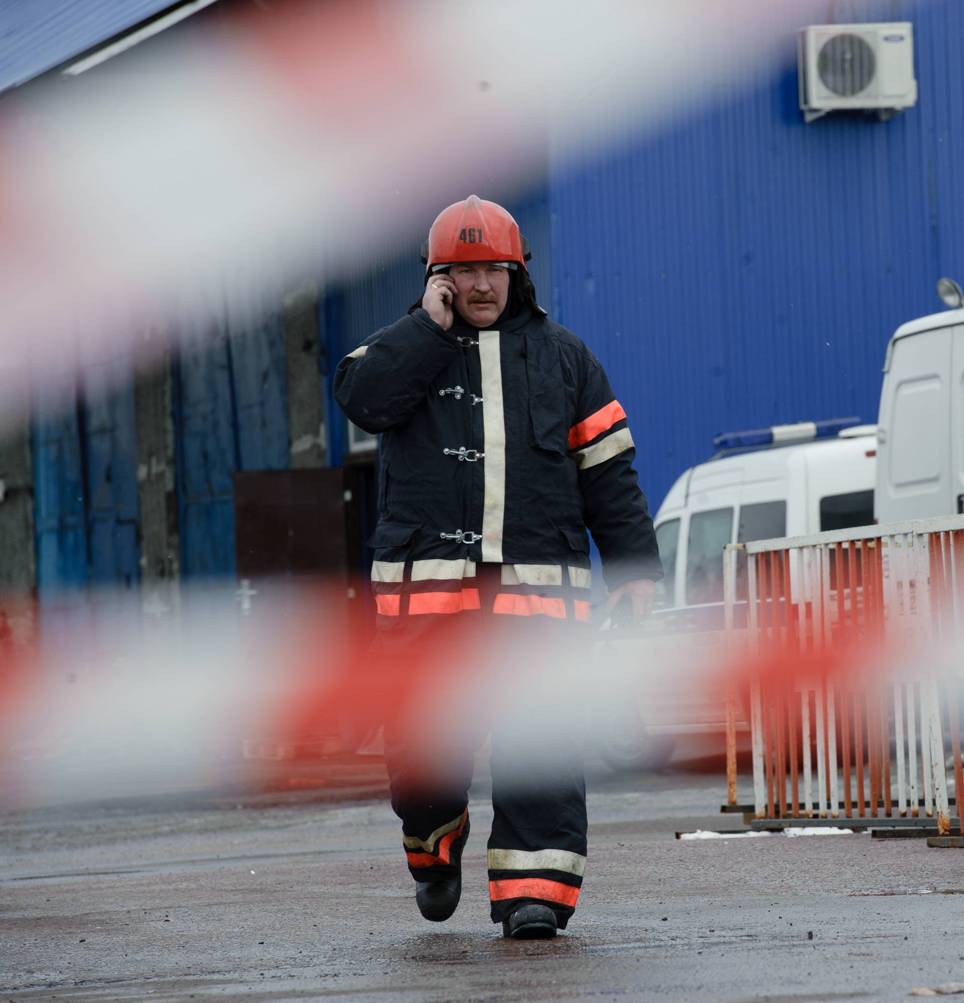 RUSSIA-MOSCOW-MARKET FIRE