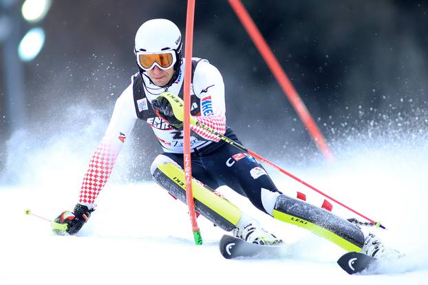 Zagreb: Matej VidoviÄ u prvoj voÅ¾nji muÅ¡kog slaloma Snow Queen Trophy 2019.