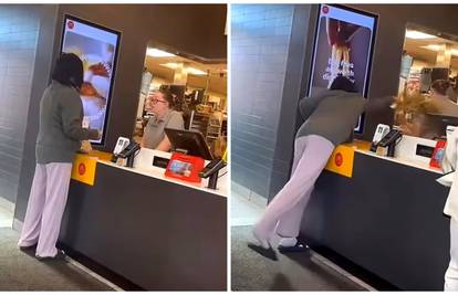 VIDEO Šokantna snimka iz Mc Donaldsa, blagajnicu je zalila vrućom kavom: 'Je*i se k***o'