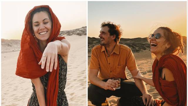 Domaća glazbenica zaručila se u Egiptu: Prije tri godine na 'Dori' je pjevala s keljom i borom