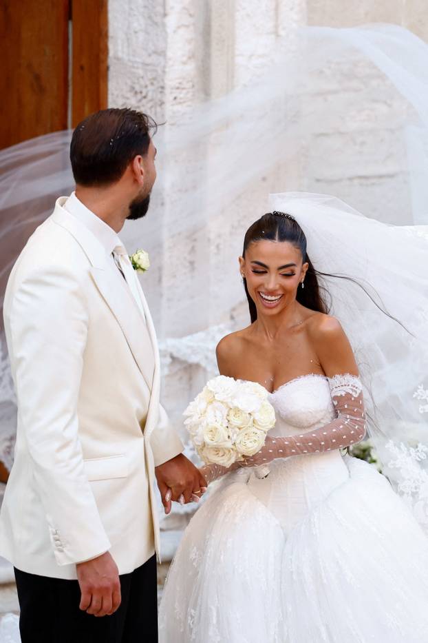 Manchester City goalkeeper and italy captain Gianluigi Donnarumma marries Alessia Elefante in Locorotondo