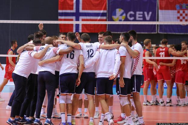 Osijek: Kvalifikacijska utakmica za Europsko prvenstvo u odbojci, Hrvatska - Norveška