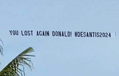 Iznad Trumpovog imanja preletio avion s transparentom: 'Opet si izgubio, Donalde...'