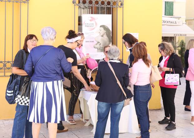 Šibenik: Obilježen Dan ruži?aste vrpce