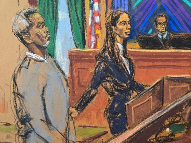 Sean "Diddy" Combs attends trial in New York federal court