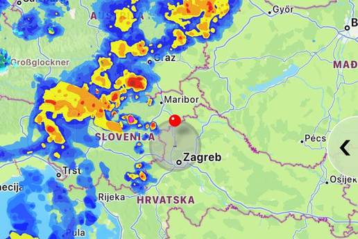 FOTO Pogledajte &scaron;to sti&zcaron;e prema Hrvatskoj: Temperature naglo padaju, na snazi vi&scaron;e alarma!