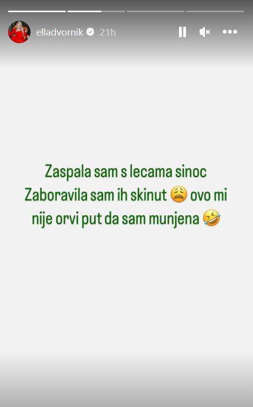 Ella Dvornik ima zdravstvenih problema: 'Ovo nije prvi put!'