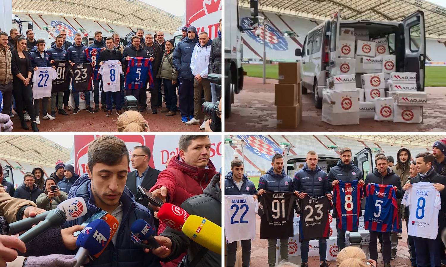 Splitski novinari i sportaši za potrebite, pomogli i Hajdukovci