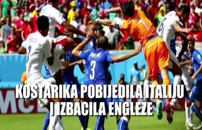 Kostarika pobijedila Talijane i definitivno izbacila Engleze 