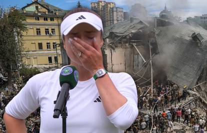 Ukrajinska tenisačica u suzama: 'Jako je težak dan za moj narod. Wimbledon je za mene u crnini'