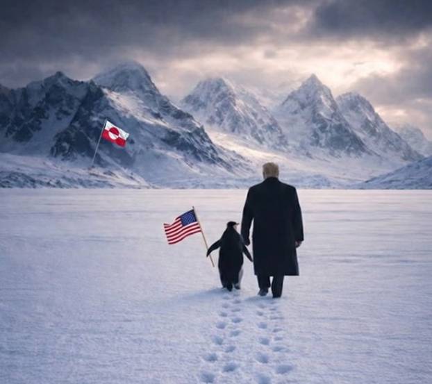 FOTO NAJLUĐE OBJAVE TRUMPA Sebe prikazao kao Isusa i papu. Igrao i nogomet s Ronaldom...