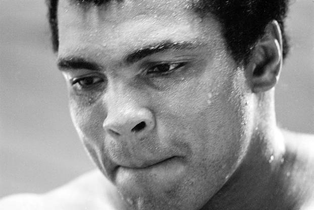 Muhammad Ali (formerly Cassius Clay) trains at his Pennsylvanian mountain retreat in Owigsburg