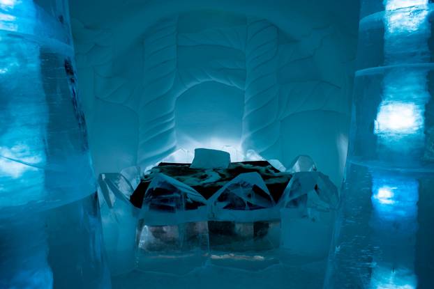 Icehotel in Jukkasjarvi art suite and individual themed accommodation