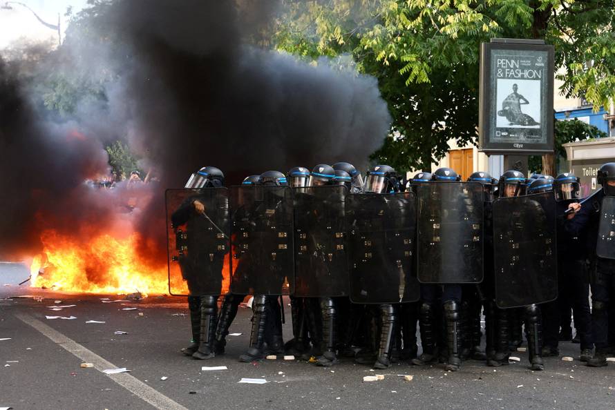 Nationwide day of student protests in France