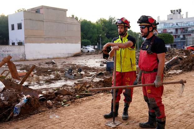 Aftermath of the flooding caused by heavy rains in Massanassa, Valencia
