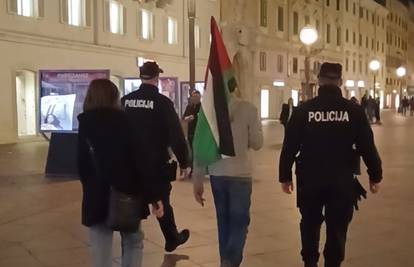 U Rijeci mahao palestinskom zastavom. Privela ga policija!