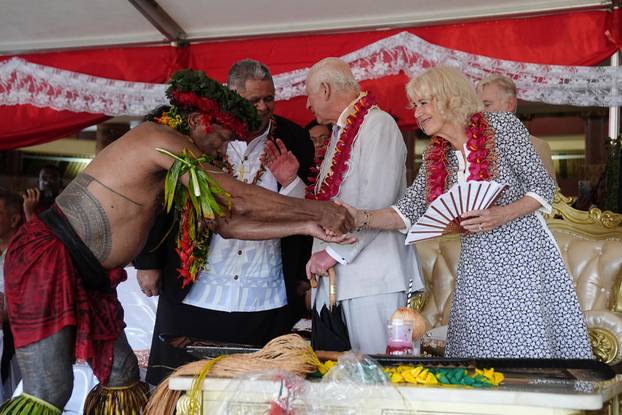 Britain's King Charles and Queen Camilla visit Samoa