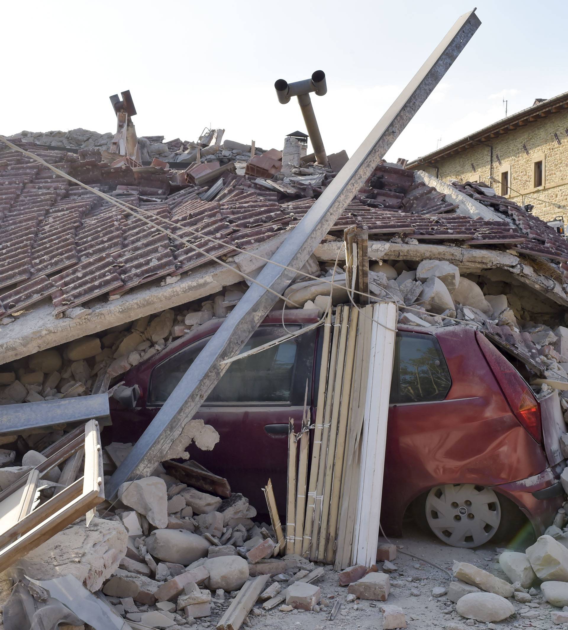 Italian earthquake disaster day trippers.