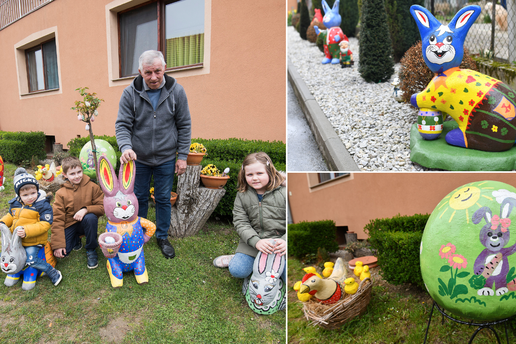 'Za svojih devetero unučadi sam napravio najuskrsnije dvorište'