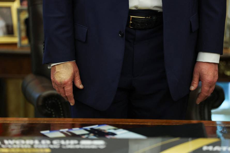 U.S. President Trump makes an announcement on 2026 FIFA World Cup, at the White House