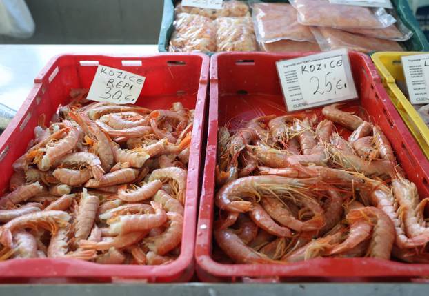 Šibenik: Bogata ponuda u šibenskoj ribarnici