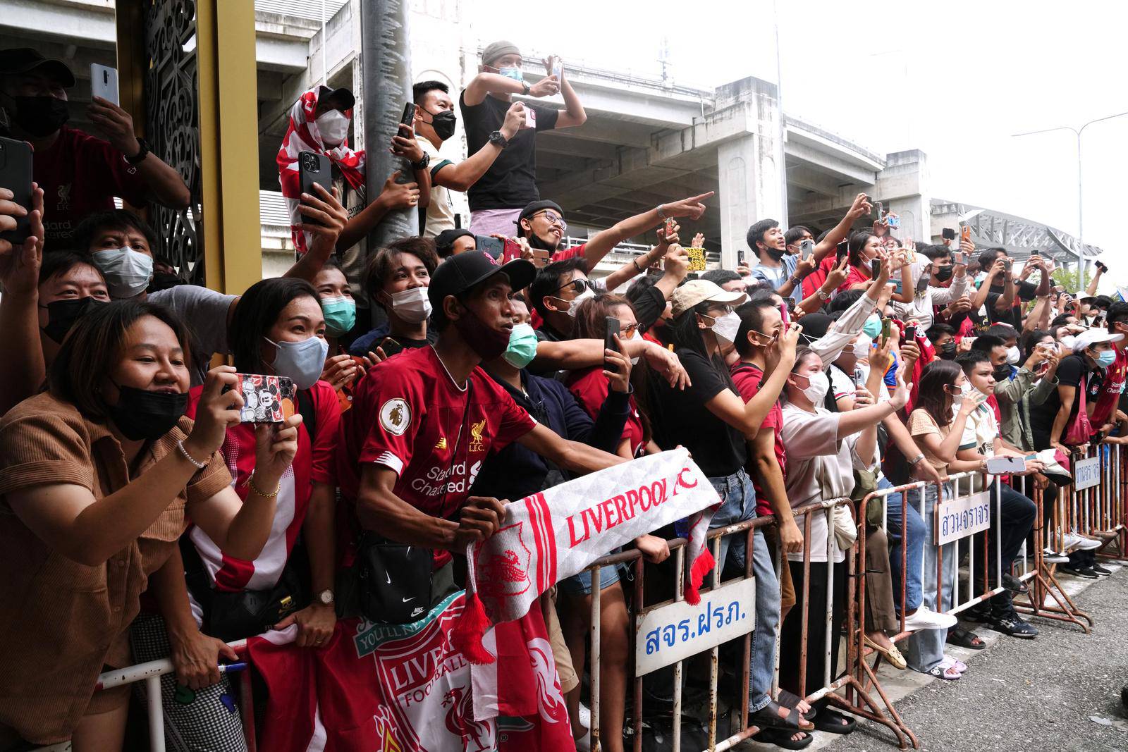 Pre-Season Friendly - Liverpool arrival in Bangkok