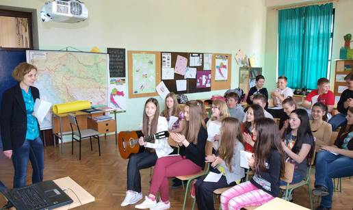 Skype sat: U Križevcima su povezali geografiju i engleski