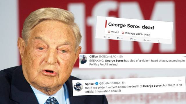 Društvenim mrežama  (opet) se širi 'vijest' da je George Soros preminuo: To je 'fake news'...