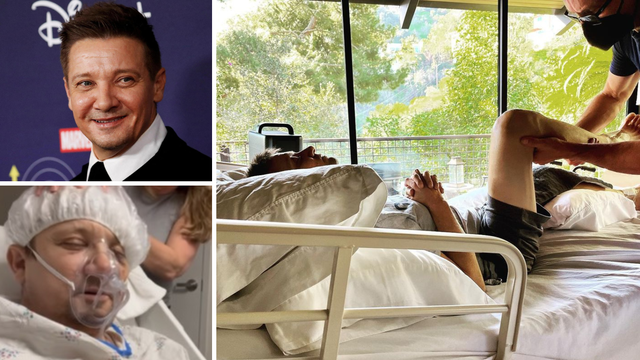 Jeremy Renner na treningu: 'Ovih 30+ plus slomljenih kostiju će zacijeliti, ojačati'