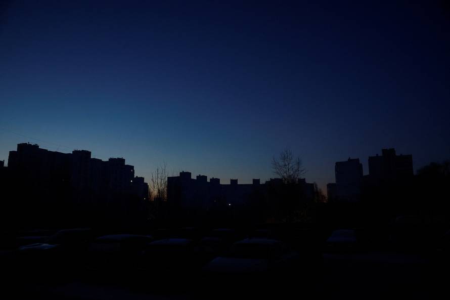 Power blackout in Kyiv