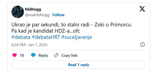 FOTO Internet se još nije ugasio! Ljudi o debati: 'Slogan drugog kruga je - kakvo je, takvo je...'