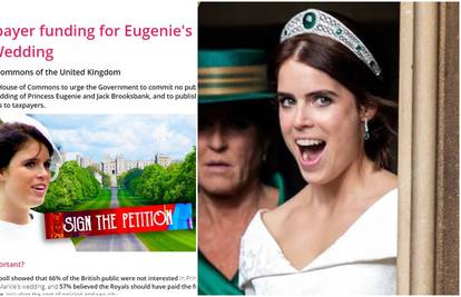 Ljuti Britanci 'pune' peticiju: Nećemo platiti svadbu Eugenie