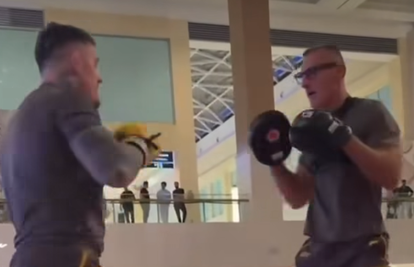 VIDEO Kako je Drviš pripremio zvijer iz Manchestera! Aspinall trenira pod budnim oko Hrvata