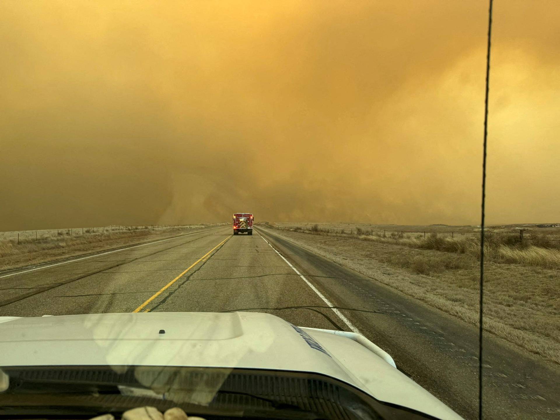 Wildfires spread in Texas