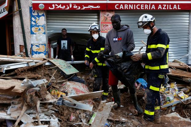 Aftermath of floods in Spain