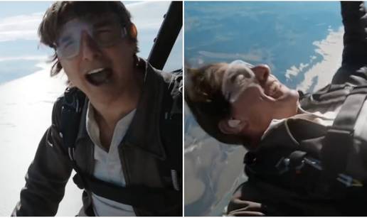 Tom Cruise skakao iz aviona pa se obratio fanovima: 'Hvala što ste dopustili da vas zabavimo...'