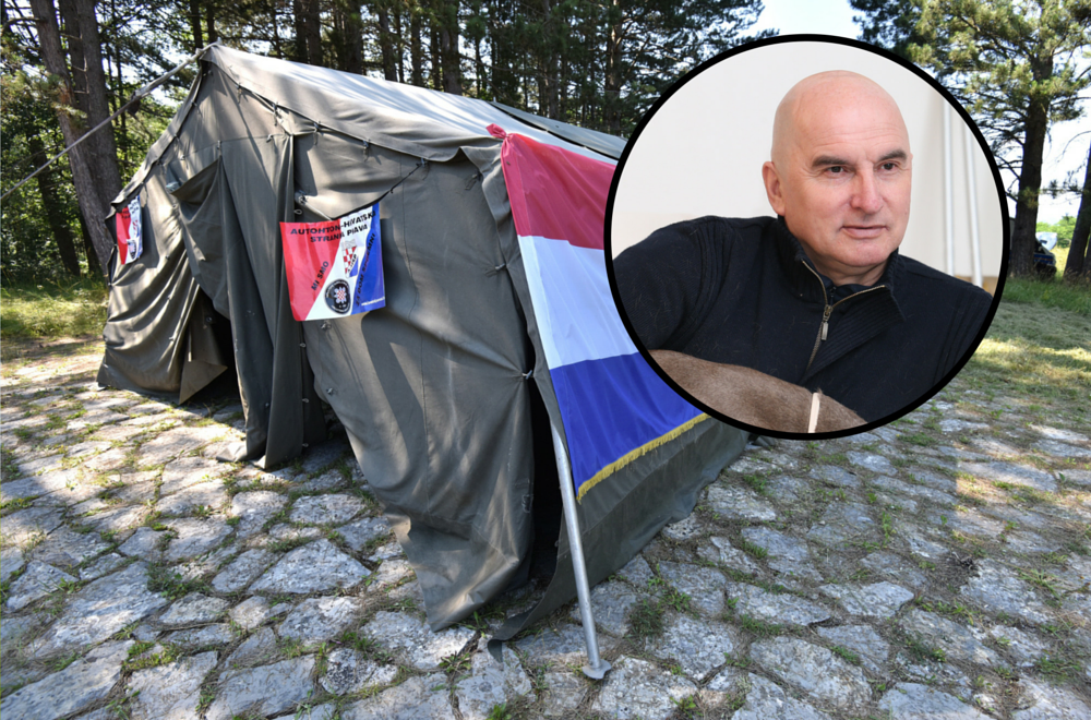 Veterana Ercega priveli u Srbu: 'Šatoraši su imali plinsku bocu'