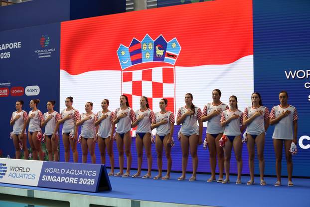Svjetsko prvenstvo u vodenim sportovima - Singapur 2025. Vaterpolo,, žene, Hrvatska - Grčka