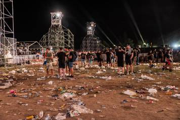 Sinjski Hipodrom nakon zavr&scaron;etka koncerta Marka Perkovi&cacute;a Thompsona