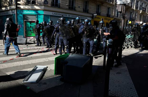 Nationwide strike and anti-government protests called by French unions in France