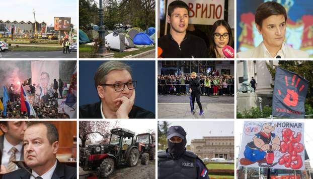 FOTO Abeceda velikih prosvjeda u Srbiji: Tko to tamo 'Pumpa', što su 'Ćaci', zašto krvava šaka?