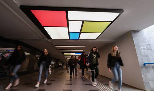 FOTO Pogledajte kako izgleda jedan od najljepših zagrebačkih pothodnika: 'Kao Mondrian!'