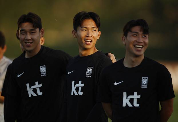 FIFA World Cup Qatar 2022 - South Korea team holds a welcome event with local volunteers