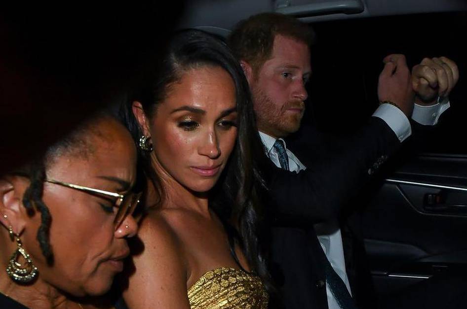 *EXCLUSIVE* Prince Harry, Meghan Markle hop in a cab after the The Ms. Foundation Women of Vision Awards in NYC