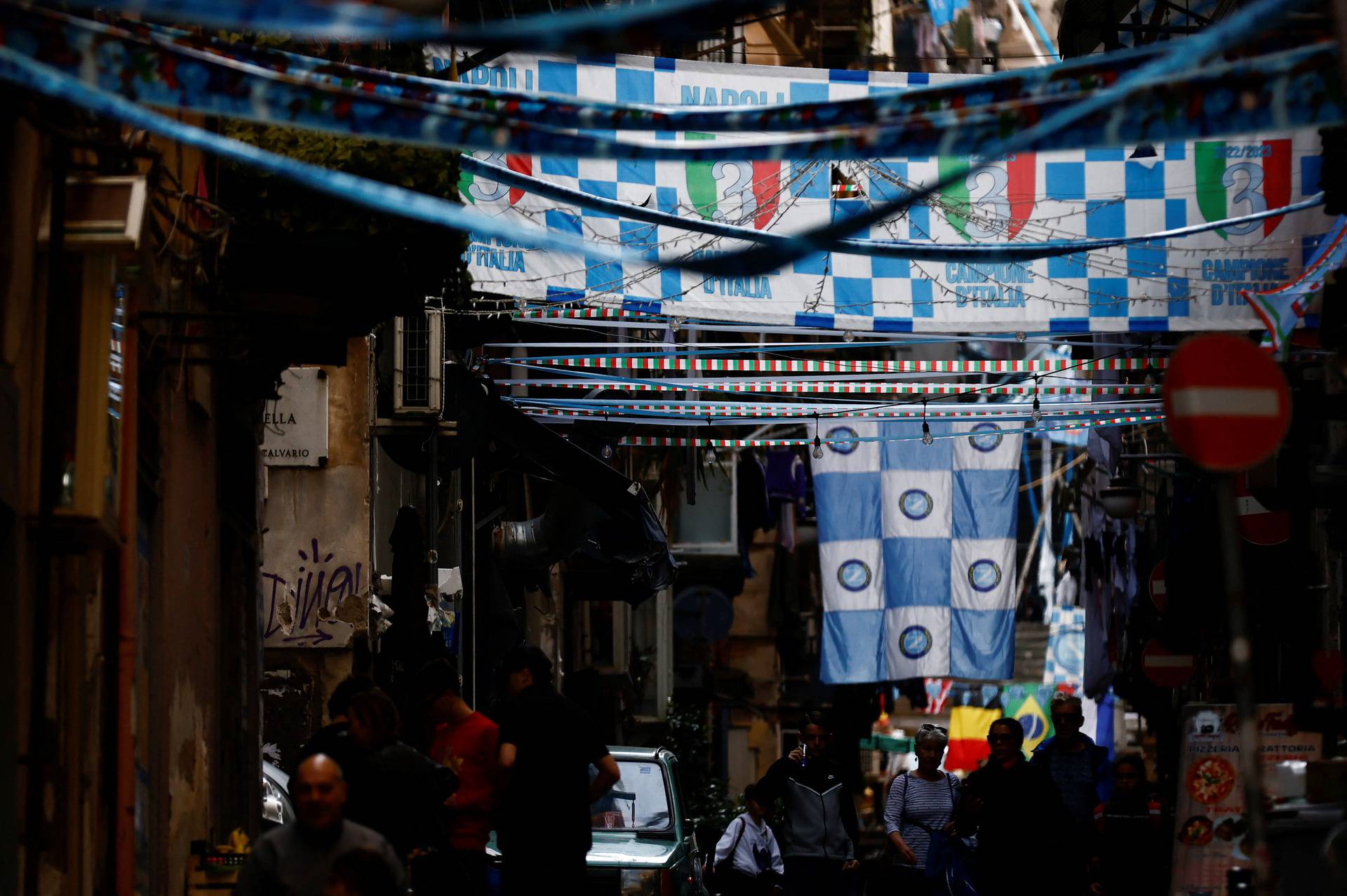 Naples paints the town for first Scudetto since Maradona era