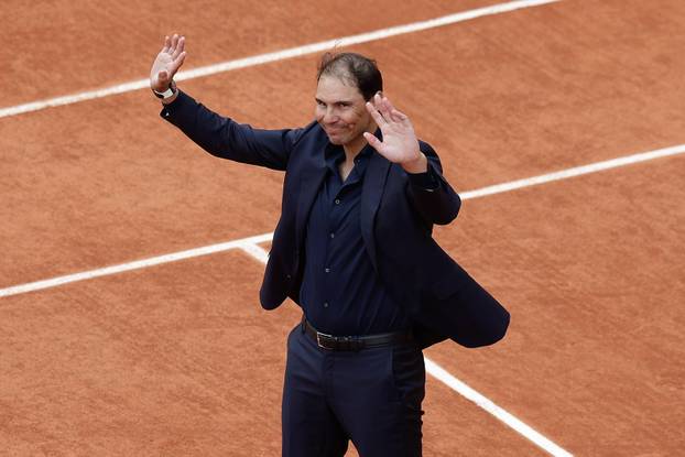 Tennis French Open 2025 Roland-Garros Ehrung Rafael Nadal